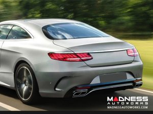 Mercedes-Benz S-Class AMG Coupe Rear Bumper Fins - Carbon Fiber Mercedes-Benz S-Class AMG Coupe Rear Bumper Fins - Carbon Fiber